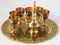 Brass Six Glass One Surahi Miniature Toy 0.18Kg